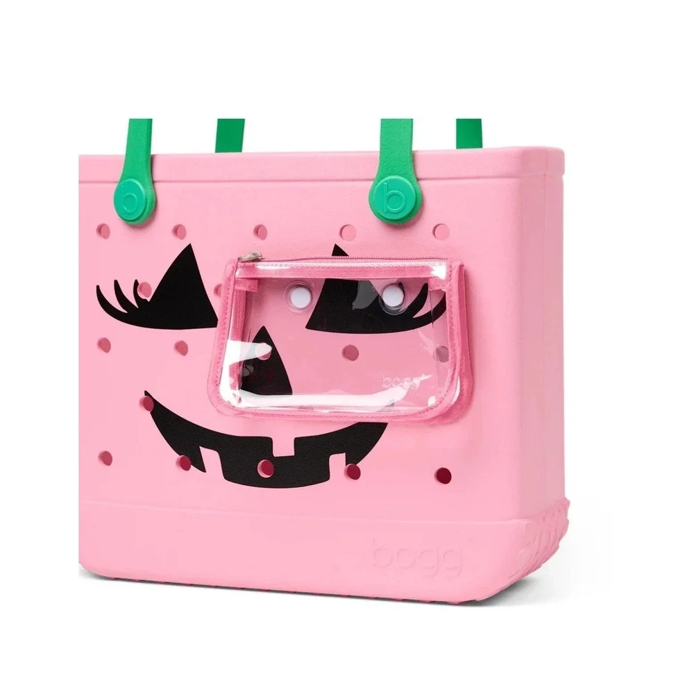 BABY Bogg Bag Bogg-O-Lantern Halloween Pumpkin PINK Tote NEW 15x13